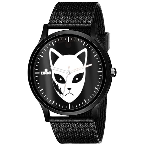 AROA Watch New Watch for Demon Slayer: Kimetsu no Yaiba Model : 1018 Black Metal Type Analog Black Strap Watch Black Dial for Men Stylish Watch for Boys- (B0CJHT3G39) Amazon Price History, Amazon Price Tracker