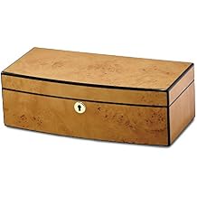 الانتهاء من Burlwood Veneer High Gloss مع صندوق مجوهرات صينية الرفع