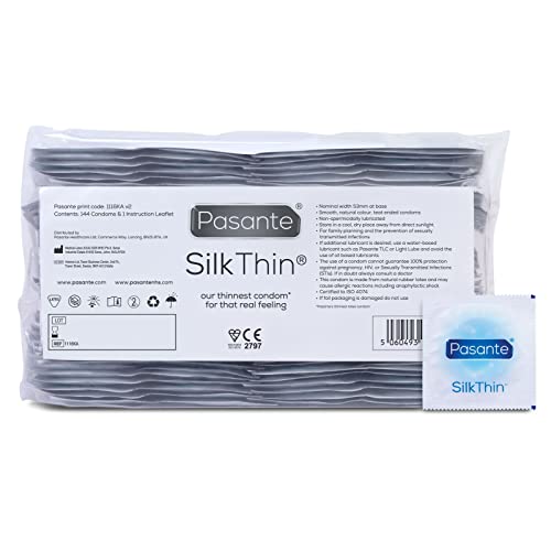 Pasante - Pasante Silk Thin Condoms - 144 Pieces