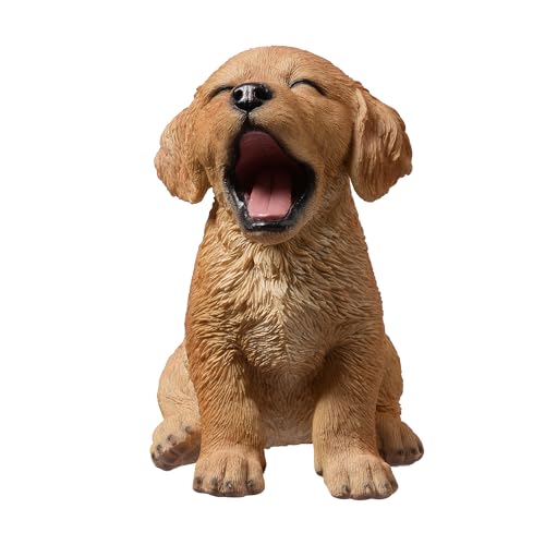 Estatua Yawning Golden Retriever Exclusiva miniatura 2