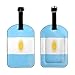 Argentina Flag Luggage Tag with Privacy Protection,Travel Luggage Identifier,Fashionable Travel Accessory