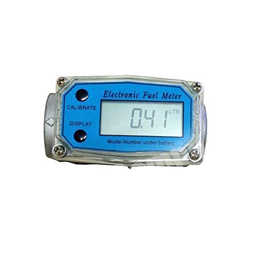CBK Turbine Digital Diesel Fuel Flow Meter Oval Gear Flow Gauge BSPT/NPT 1
