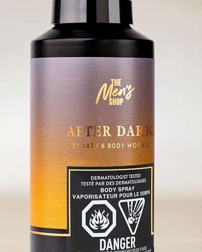 Image of Bath & Body Works After Dark Body Spray | Mens Body Spray | Perfume for Men | Long lasting freshness & Odour Protection | 104 g / 3.7 oz