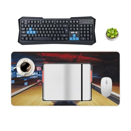 Bowling Desk Mat Alfombrilla grande antideslizante miniatura 4