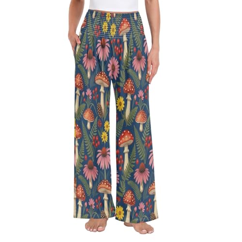 Pantalon large pour femme chic et confortable adapté pour le travail au bureau