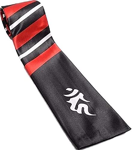 Poetic Walk Anime Mens Costume Womens Rin Okumura Ties Cosplay Uniform Neckties Prop Tie (Large, Red)