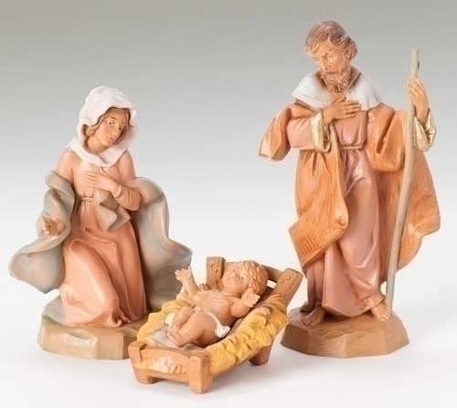 Fontanini By Roman Classic Holy Family Nativity Set, 3-Piece, 5-Inch Each #TOP8