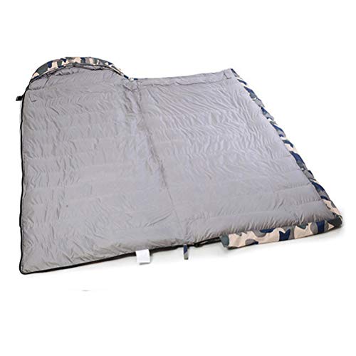 Saco de dormir Lioobo para acampar duplo saco de dormir para caminhadas, mochilão, atividades ao ar