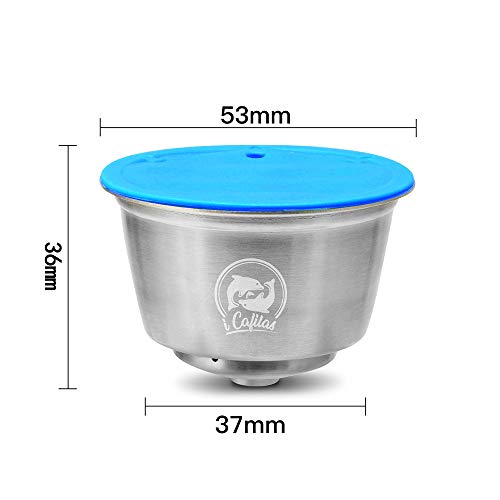 DECDEAL Máquina de café Acessório Cápsula de café Aço inoxidável Uso repetido Filtro de café Coador