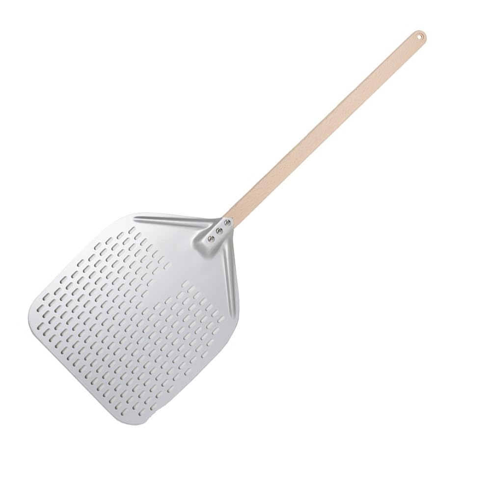 WANGSHAOWEI Pizza ​Paddle Big Pizza Shovel Turning Short Handle Square Turner Nonstick For Oven(12inch 85cm wood)