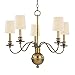 Hudson Valley Lighting 8215-AGB Five Light Chandelier, Aged Brass