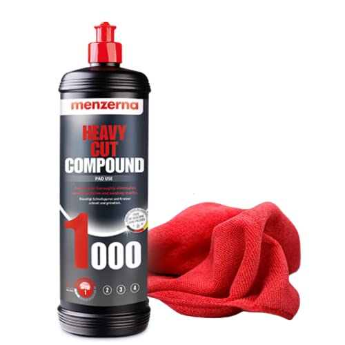 menzerna Heavy Cut Polishing Compound 1000 32oz and Microfiber Towel