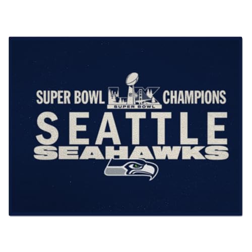 FANMATS NFL - Seattle Seahawks Super Bowl 60 Champions All-Star Mat | Team Color | 33.75"x42.5" | Super Bowl 60 Champions Design by FANMATS - Used condition - US$22.86