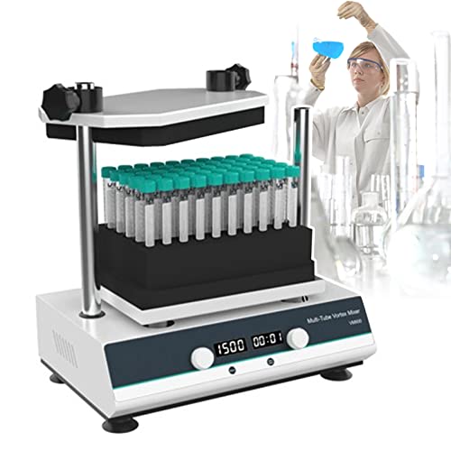 Agitador De VóRtice De LaboratóRio, Display Digital, AceleraçãO/TemporizaçãO, Com 3 Suportes Para Tu