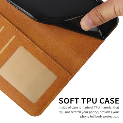 Étui de protection à rabat pour Sony Xperia 5 III jaune rigide - 7
