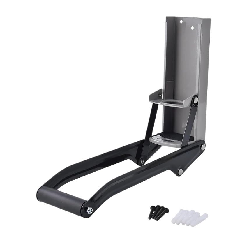 CG Wall-Mounted Metal Heavy Duty Can Crusher Eco-Friendly Kitchen Tool with Bottle Opener for Recycling 8/12/16oz Bottles