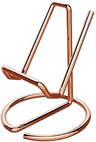 XUNICUTE Cell Phone Stand, Phone Stand for Desk, Office Portable Cute Cell Phone Holder, Compatible with All Mobile Phone, iPhone, iPad, Switch, Tablet 4-6.5'' Desk Accessories (Rose Gold)