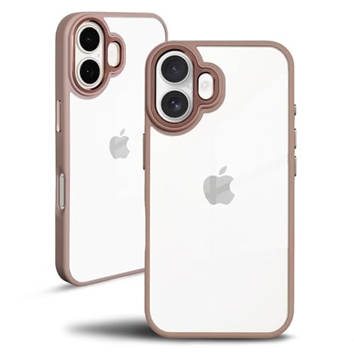 ZENIX DESIGN TECH iPhone17 Pro Max p P[X Iׂ wʃNA }bg VA[ ݃J[ ^{^ ϏՌ op[P[X X}zP[X ZX-Colorsafe2 (NA, x[W, iPhone 17 