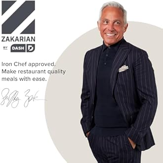 Zakarian by Dash Safe Slice Mandoline for Vegetables, Meal Prep & More with 30+ Presets & Thickness Adjuster - Cranberry