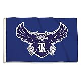 BSI PRODUCTS, INC. - Rice Owls 3’x5’ Flag with Heavy-Duty Brass Grommets - RU Football, Basketball and Baseball Pride - High Durability for Indoor and Outdoor Use - Great Fan Gift Idea