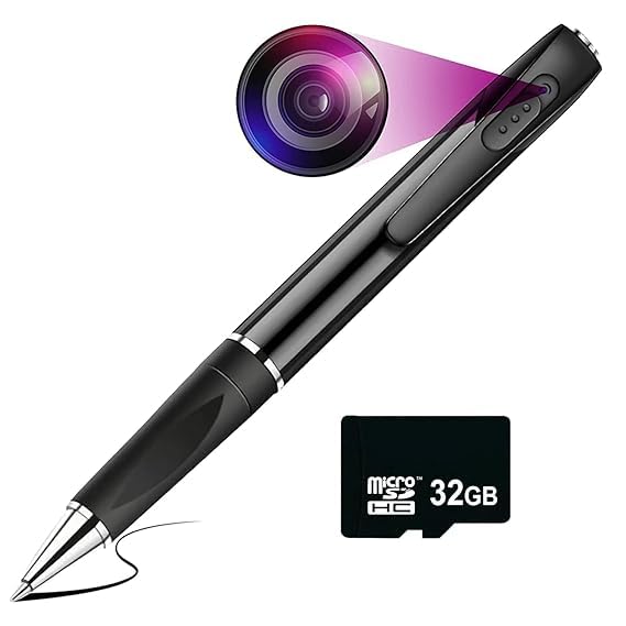 AYIKA Spy 1080P Full Hd Pen Camera Hidden 100 Minutes Pen Battery Life Pocket Security Indoor Outdoor Body Camera with Video Audio Recording Secret Pen Recorder (Pen Camera-2)-image-46