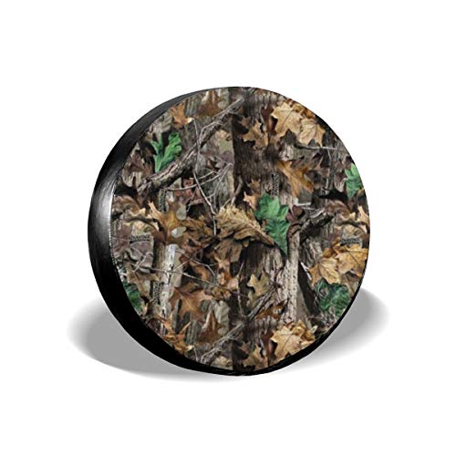 Spare Wheel Cover, Old Retro Grey Tree and Bird Universal Fit Spare Tire Cover Waterproof Keeps Dirt Rain and Sun Away from Your Spare Tire
