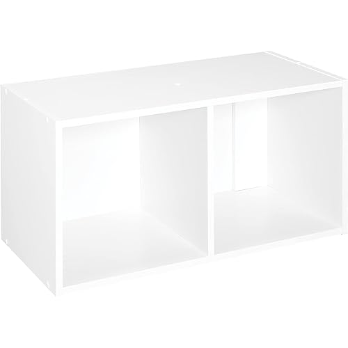 ClosetMaid 8947 Cubeicals Organizer, 2-Cube, White