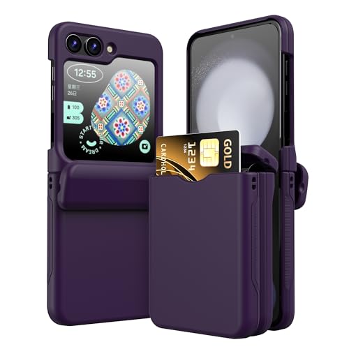 Coque Galaxy Z Flip 6 antichoc protection charnière et porte-carte WATACHE