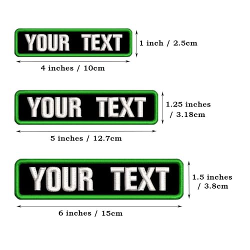 QIMAMADE 2 Pcs Custom Name Patch, Personalized Rocker Rider Motorcycle Biker Patches Tactical Vest Jacket Patches Appliqued Hook and Loop or Iron on