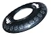 TireBiter Chew Toy Flyer, Black, 9-Inch