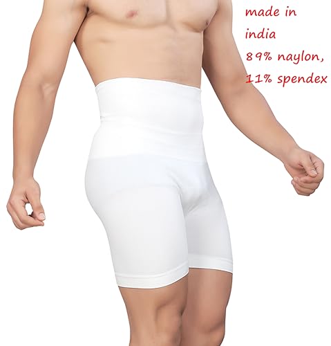 Image of Tummy Tucker Men Shapewear for Control Seamless High Waist Slimming Underwear Body Shaper Boxer Stomach Fitness for Exercise & Workout Briefs