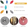 DOITOOL 20pcs Backpack Labels Key Tags Workmanship Classifying Personal Items Identification Tags Suitable for Flash Drives and Suitcases Use in Left Luggage at Random Color #2