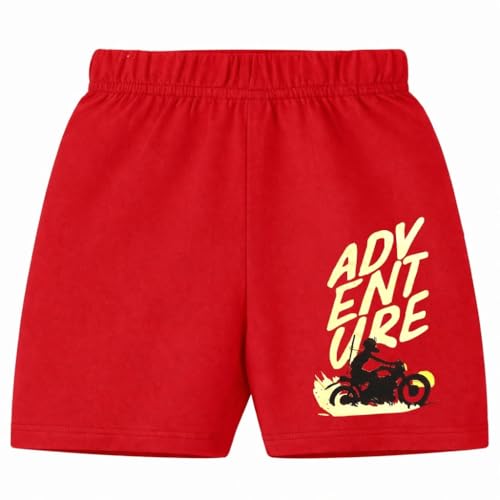 Image of Lush Plush Boys Printed Cotton Shorts | Relaxed Fit | Lightweight, Breathable Pack of 6