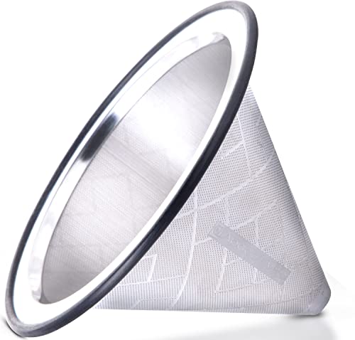 Wide Base Reusable Metal Filter