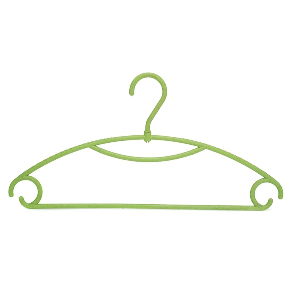 MOBYGKFY 10pcs Hangers Drying Racks 360 Swivel Hook Windproof Non-slip Clothing Hanger for Clothes Organizer(Vert)