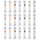 SICANAUO 21 timer con sabbia da 2 minuti, orologio da spazzolino da denti in 7 colori, carino clessidra, timer visivo, timer a sabbia per bambini, casa, cucina, ufficio, aula regalo immagine