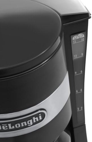 De'Longhi Filter Coffee Machine, 1.25 Liters, Auto shut off and Anti-Drip system, ICM15210.1 - Black