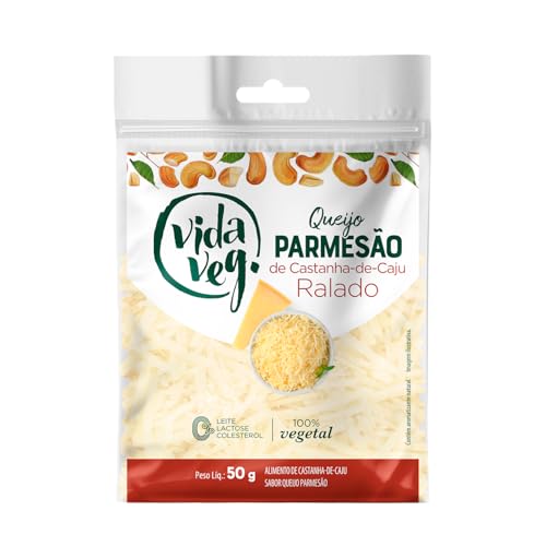 Queijo Parmesão de Castanha de Caju Ralado Vida Veg 50g