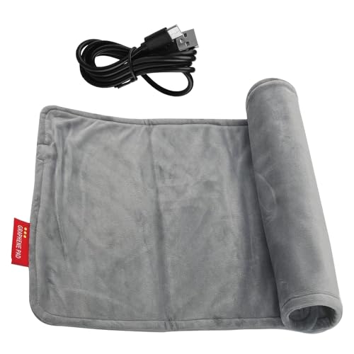 Almohadilla térmica para espalda, calentador eléctrico USB para hombros y cuello, almohadilla de calor recargable para espalda, piernas, rodilla, abdomen, calambres menstruales, ideal para cama, sofá