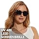 Fsread 3er-Pack Sonnenlesebrille Lesebrille Outdoor-Sonnenleser Getönte Lesehilfe Klassisch Retro Stil UV400 Schutz für Herren und Damen +1.5