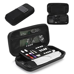 Golf Glove Holder Case, Doyosh Golf Accessory Case with Glove Shaper, Golf Storage Organizer Golf Caddie Case for Tees, Ball Markers, Scorer, Divot Tools, Phone, Gift for Men and Women Golfers