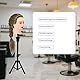 Aofadaning Perücken Ständer Stativ 23.5 Verstellbarer Übungskopf Ständer für Mannequinkopf,für Friseur Training Kopf