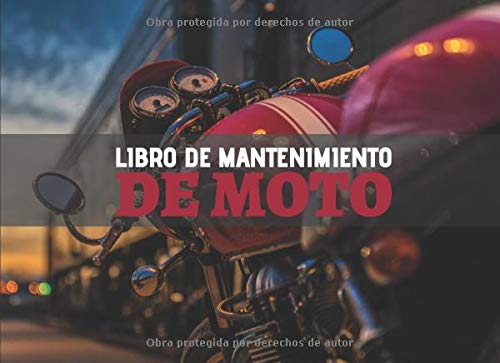Libro de Mantenimiento de Moto: Registro de mantenimiento y reparacin de motocicletas - 20,96 cm x 15,24 cm, 101 pginas - Pginas prefabricadas para ... su moto - Adecuado para todos los fabricante.