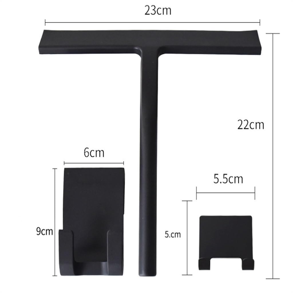 Limpiaparabrisas de Vidrio for el hogar con Gancho, raspador de Vidrio de Silicona, Cepillo for Limpiar el baño, limpiaparabrisas de Vidrio, limpiaparabrisas
