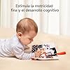 Meribbit Libro de Tela Blanco y Negro - Libro Sensorial Educativo - Estimulación Visual para Recién Nacidos, Regalo para Bebé 0 Meses+, Juguete Suave #2