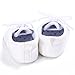 Infant Baby Classic England PU Leather Soft Soled Anti-slip Toddler Shoes White 0-6m