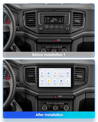 ,M200s,Android 15 Radio 2 Din Stereo z 4G WiFi Carplay Android Auto dla Amarok 2016-2022 Upgrade Touch Screen GPS Navi 9'' MP5 Multimedia Odtwarzacz wideo FM BT Odbiornik