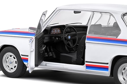 BMW 2002 Tii Turbo Evocation Blanco a Escala 1:18 miniatura 2