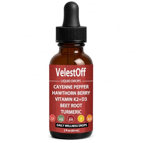 Nutralis Velestoff Cayenne Pepper Liquid Drops Herbal & Vitamin Blend 2 fl oz
