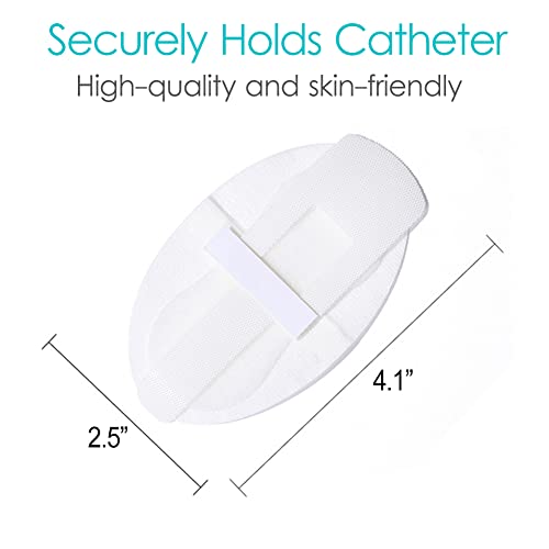 Catheter Stabilization Device Feeding Tube Holders Pd Dialysis Patch For Peg Tube J Tube G-Tube Peritoneal Dialysis Accessories Drain Cath Stabilizer Adhesive Bandages (Pack Of 5) #TOP3